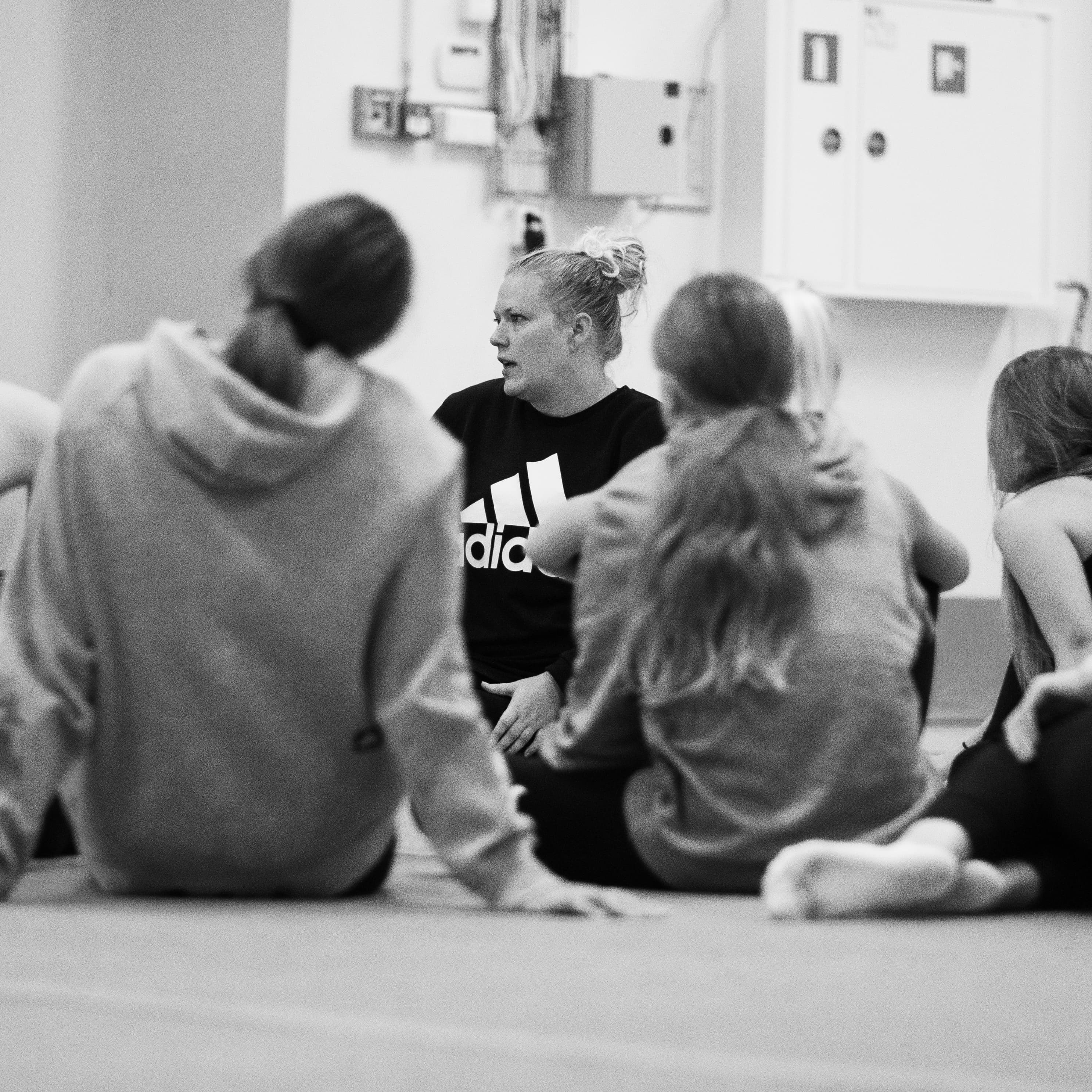 Coach education workshop in progress